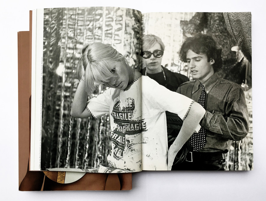 Nico with Andy Warhol and Malanga. Abraham & Straus. NY 9-11-1966. © Photo - Fred W. McDarrah. From the RRRIIPP!! Paper Fashion catalogue (2007) p. 24-25