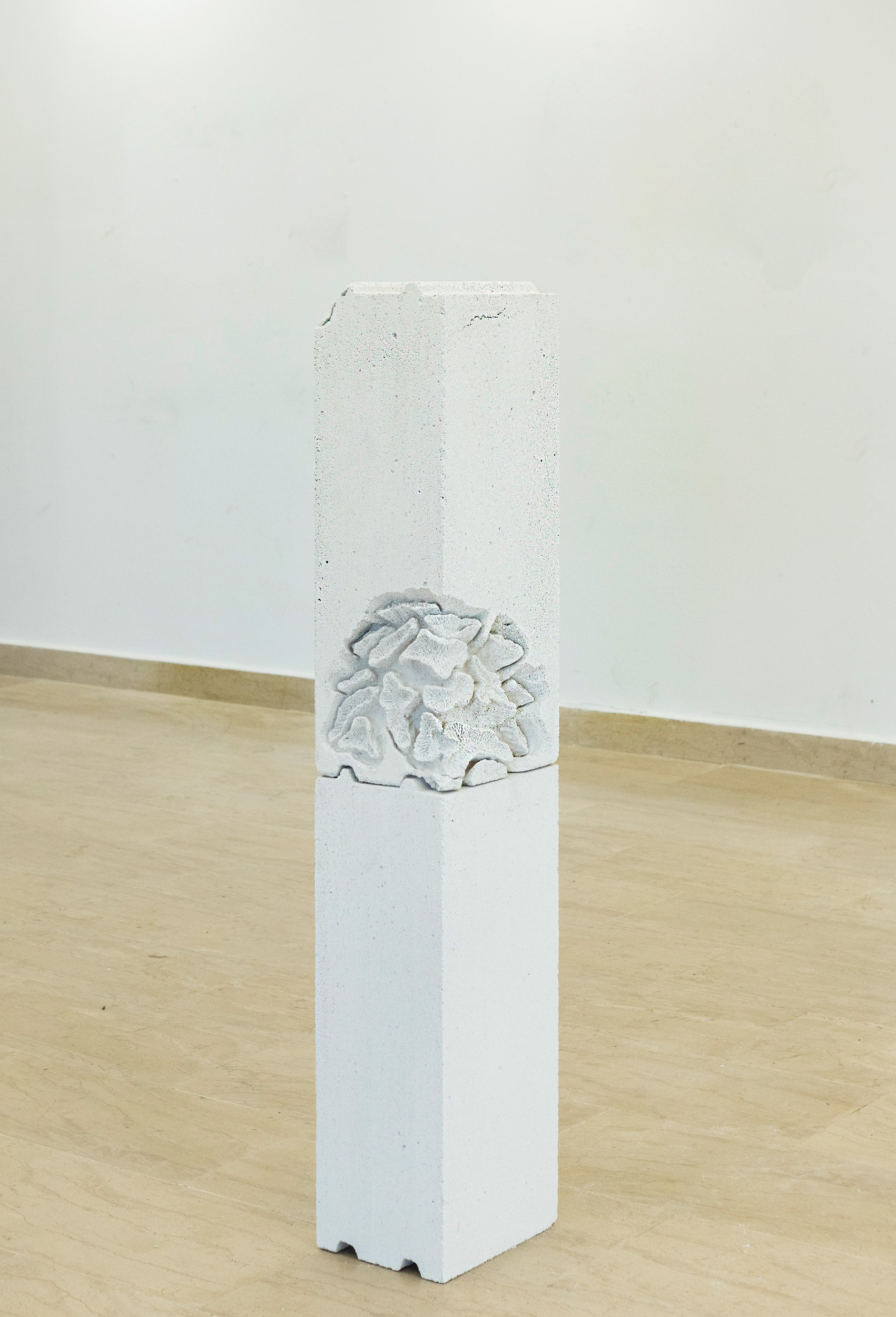 Despina Charitonidi, Diploria Urbanis, 2024, aerated concrete, Photo Nefeli Papaioannou, Courtesy Thermia Project
